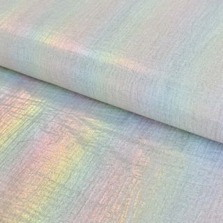 Dupla géz/muszlin FOIL Rainbow multicolour