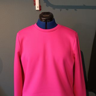 Szabadidő anyag fésült JOGGING fuchsia