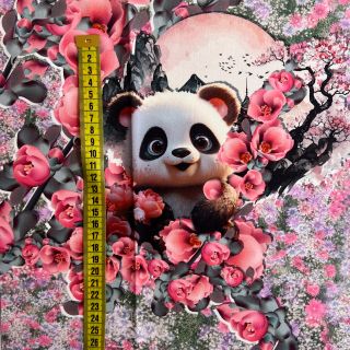 Dekorációs anyag KIDS BACKPACK Sakura Panda PANEL