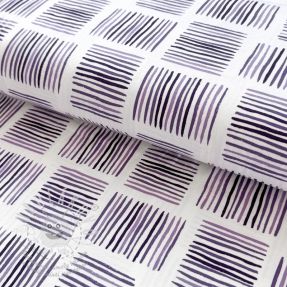 Jersey Square Stripes Snoozy violet