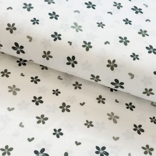 Jersey Flowers Snoozy camo green