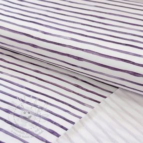 Szabadidő anyag Wavy stripes violet digital print