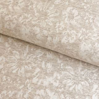 Viszkóz lenvászonnal JACQUARD Maria natural