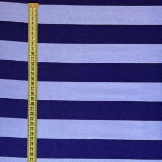 Pamutvászon FLANNEL Stripes cobalt