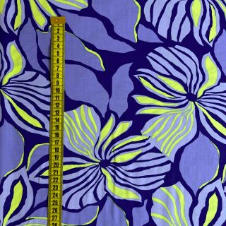 ECOVERO Florals cobalt digital print