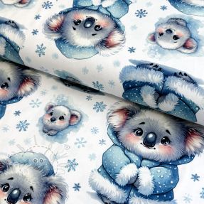 Jersey Snow animals design A digital print