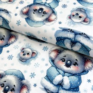 Jersey Snow animals design A digital print