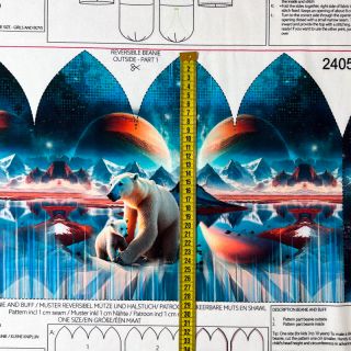 Szabadidő anyag Polar PANEL SET digital print