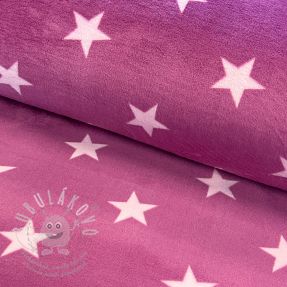 Wellness Fleece Stars pink light pink