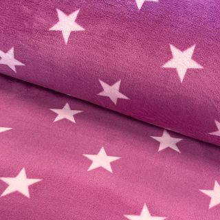 Wellness Fleece Stars pink light pink