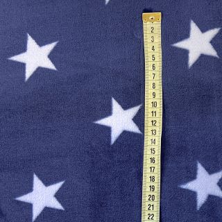 Wellness Fleece Stars blue light blue