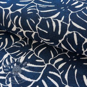 Dekorációs anyag jacquard Anthéa bleu