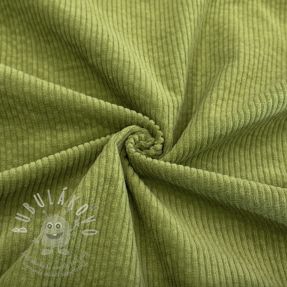 Kordbársony 6W WASHED STRETCH green