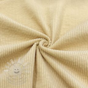 Kordbársony 6W WASHED STRETCH light yellow