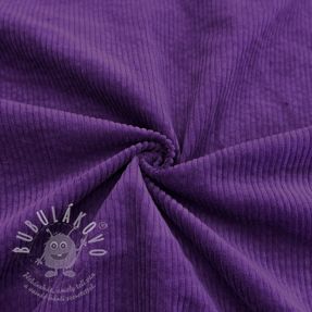 Kordbársony 6W WASHED STRETCH purple