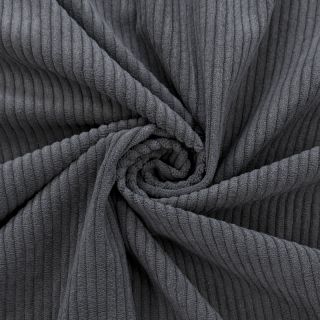 Kordbársony 6W COTTON TOUCH dark grey