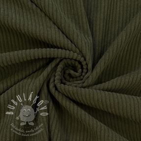 Kordbársony 6W COTTON TOUCH camo green