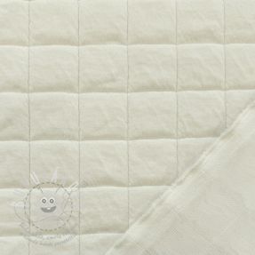 Steppelt anyag Square jacquard off white