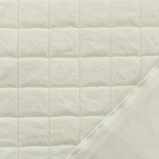 Steppelt anyag Square jacquard off white