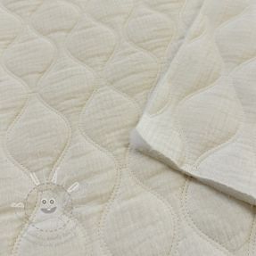 Dupla géz/muszlin QUILT natural