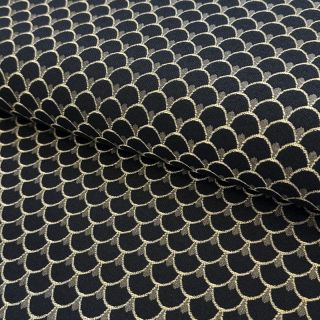 Dekorációs anyag jacquard Dragon allover noir