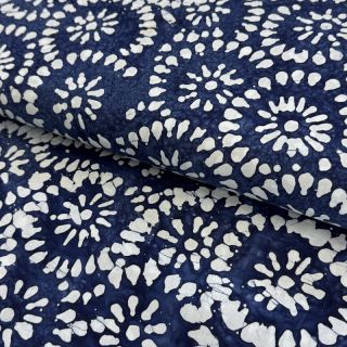 Pamutvászon BATIK NEW INDIGO design B