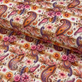 Jersey Paisley woody design A digital print