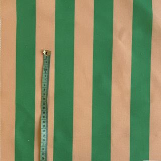 Dekorációs anyag premium Joyful Basic Stripe green digital print