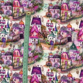 Jersey Little Village pink digital print