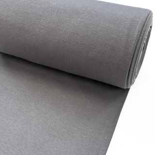 Körkötött sima passzé PREMIUM middle grey