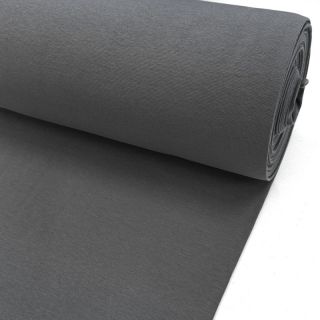 Körkötött sima passzé PREMIUM dark grey