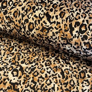 Steppelt anyag VELVET Animal skin digital print