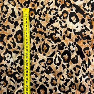 Steppelt anyag VELVET Animal skin digital print