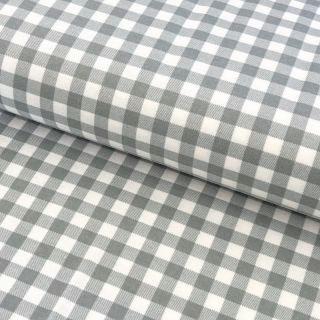 Pamutvászon FLANNEL Check sage