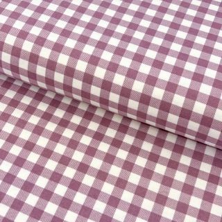 Pamutvászon FLANNEL Check mauve