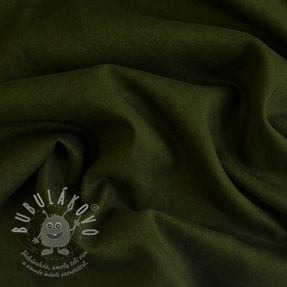 Lenvászon előmosott 170 g army green