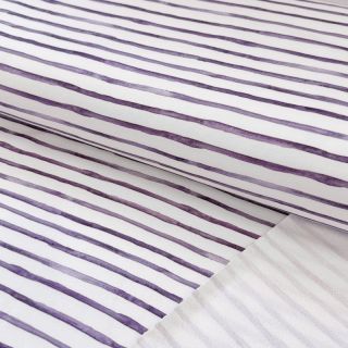 Szabadidő anyag Wavy stripes violet digital print