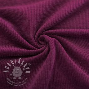 Kordbársony 6W WASHED STRETCH aubergine