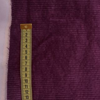 Kordbársony 6W WASHED STRETCH aubergine