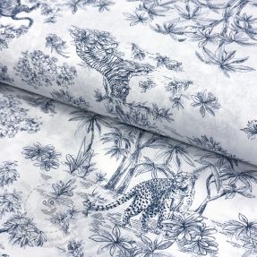 Bavlnená látka Acajou blue PERCALE