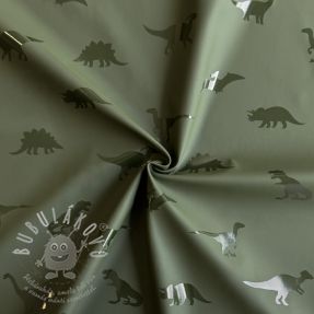 Vízálló Esőkabát Anyag Dinosaurs dark green