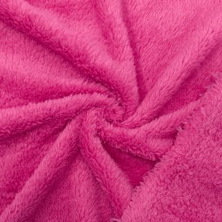 DOUBLE FACE FLEECE TEDDY fuchsia