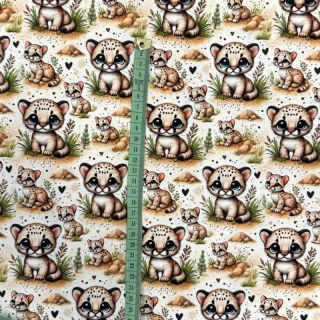 Jersey Wildlife doll eyes design A digital print